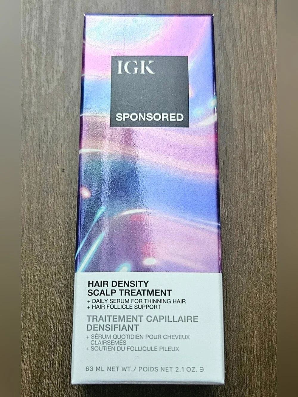 IGK Sponsored Hair Density Serum NEW MSRP $45 2.1oz Hair Growth & Thickness